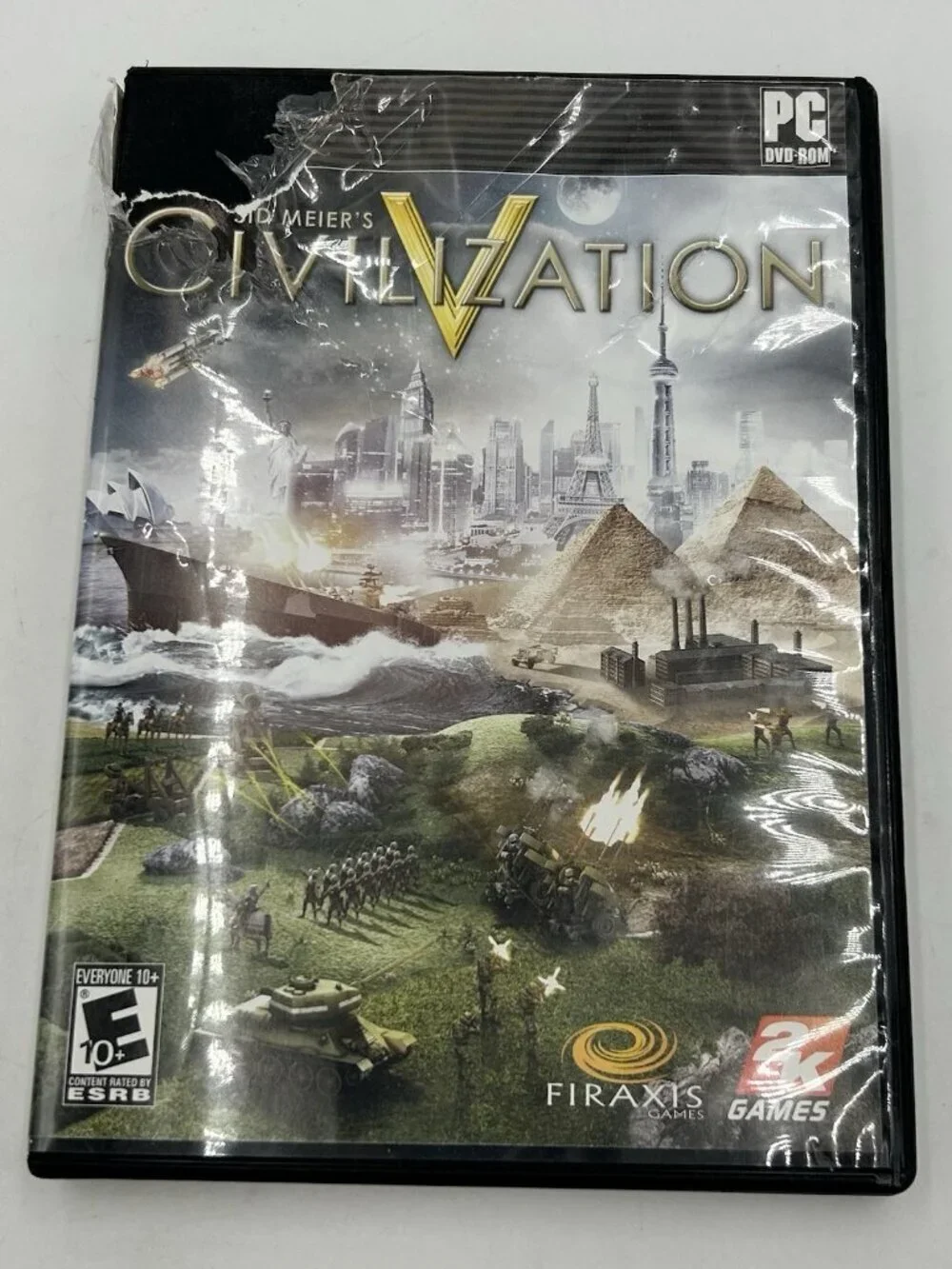 Sid Meier's Civilization V PC DVD-ROM Video Game Strategy Game Manual and Poster